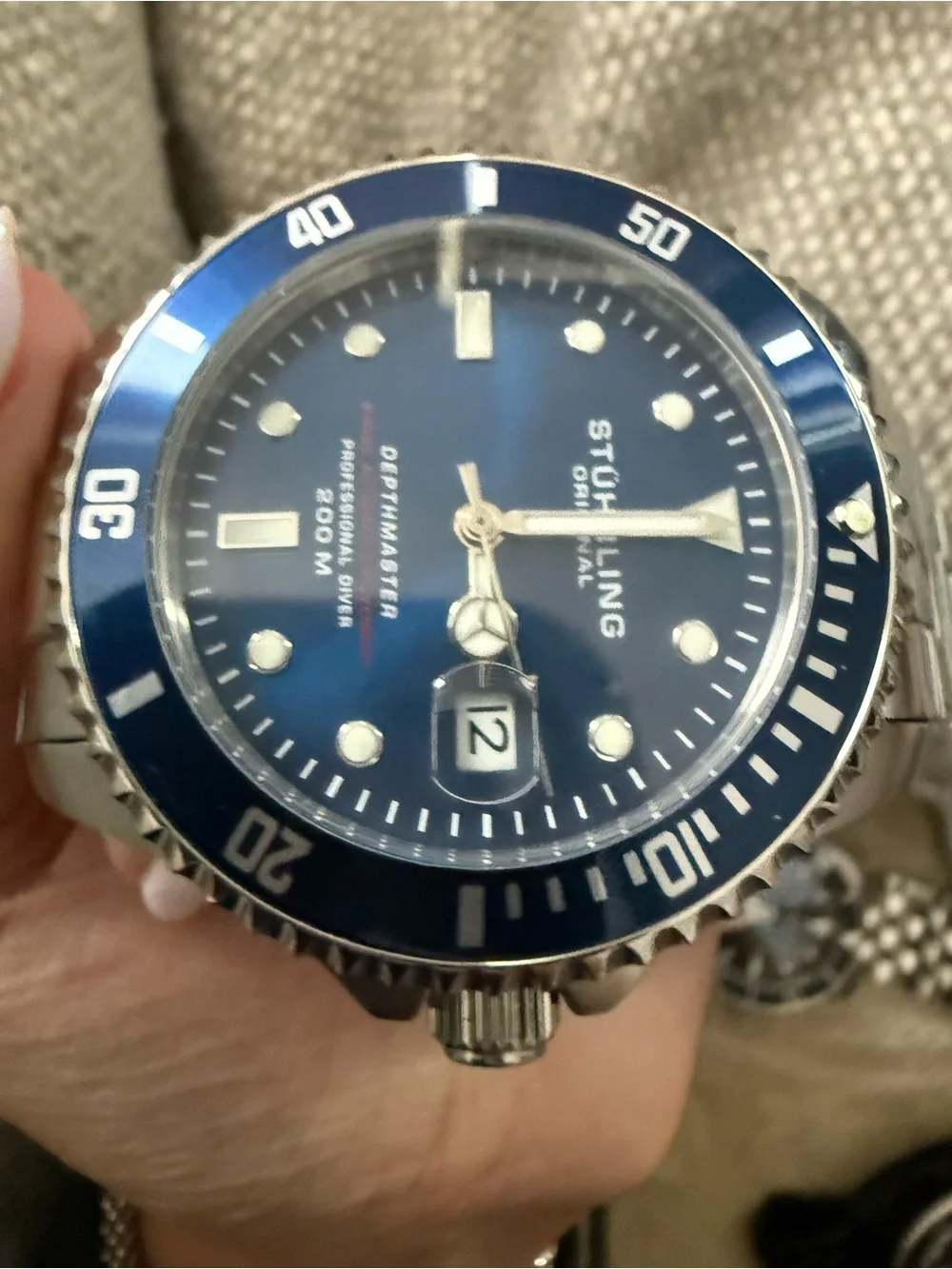 Stuhrling Original Depthmaster Professional Diver 200M
